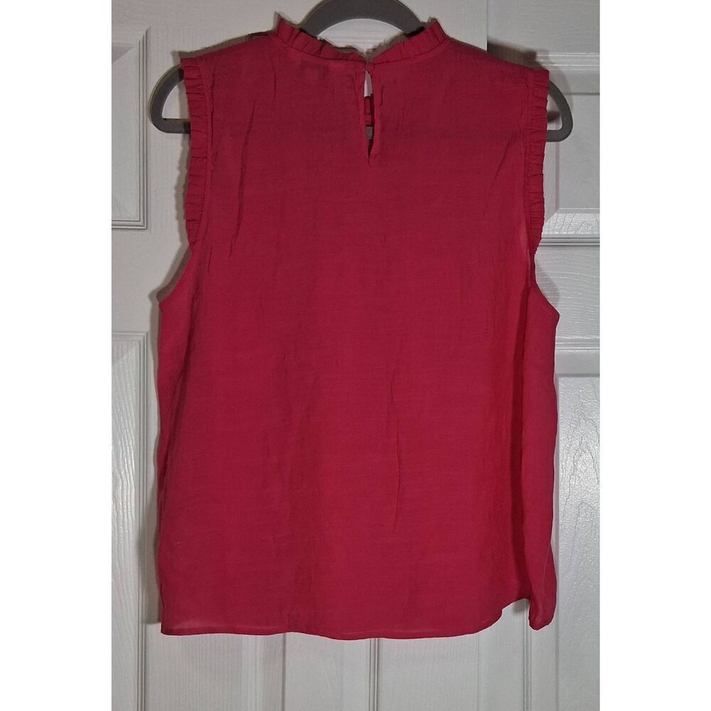 Nanette lepore womens xl pink blouse ruched Anthropologie smocked top - Picture 4 of 10